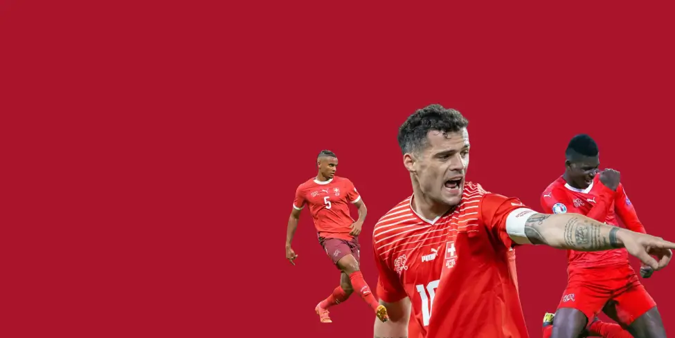 Teams photo of Switzerland before match